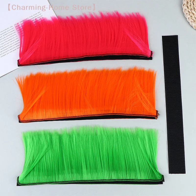 

【M】Punk Mohawk Synthetic Wigs Colorful Helmet Decorations For Motorcycle Bicycle Accessories Reusable Hair Stylish Riders