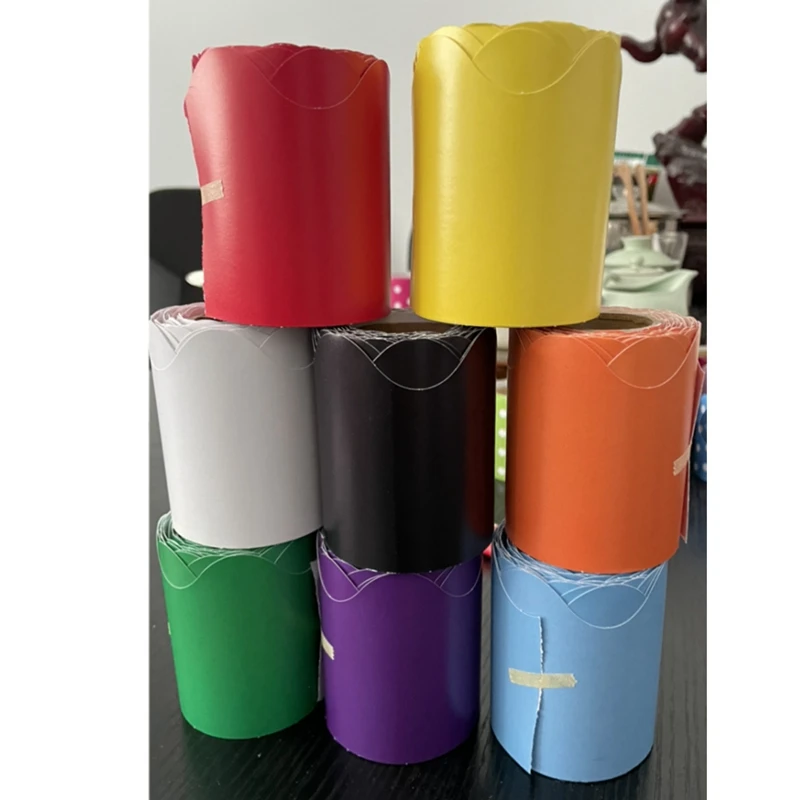 8 롤 감자 게시판 테두리 게시판 테두리, 교실 장식용 장식 테두리, 8 색