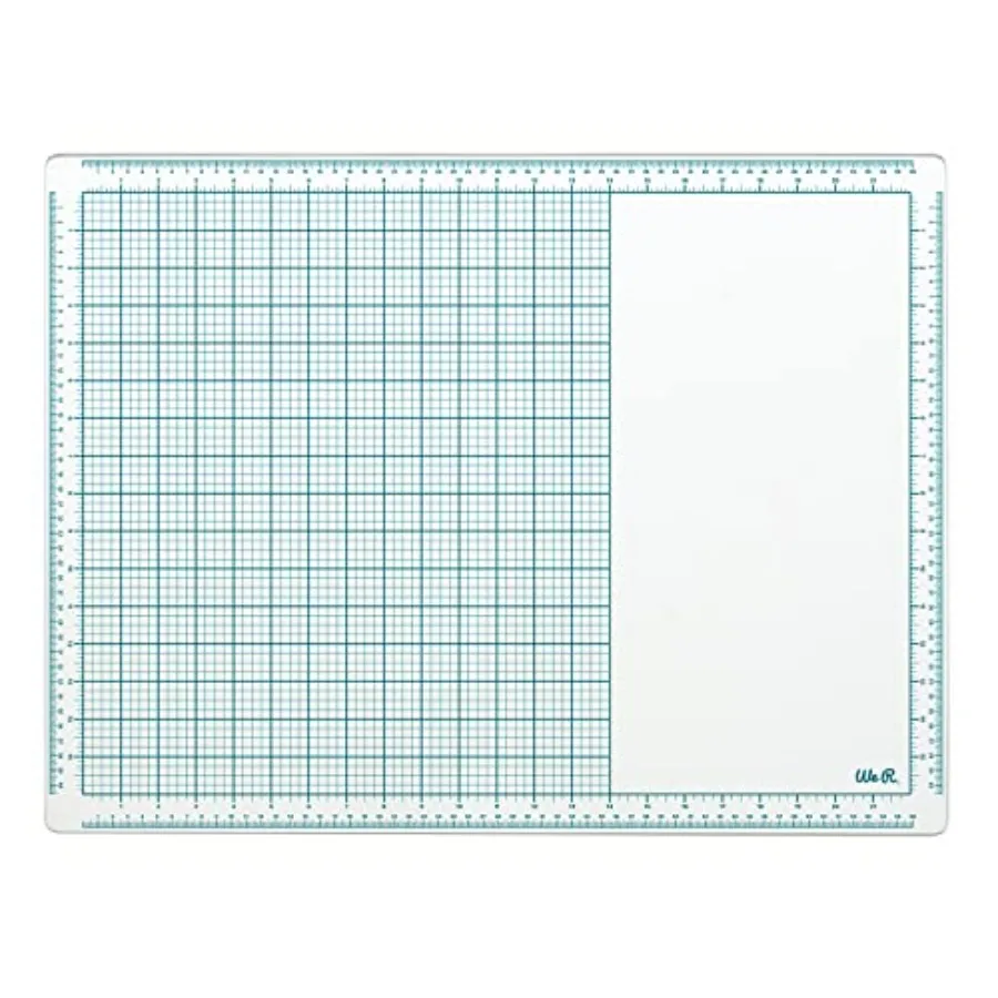 

Стеклянный коврик для резки 16 x 22 дюйма, сверхпрочный, идеально подходит для резки, смешивания красок, скрапбукинга, рукоделия и многого другого.