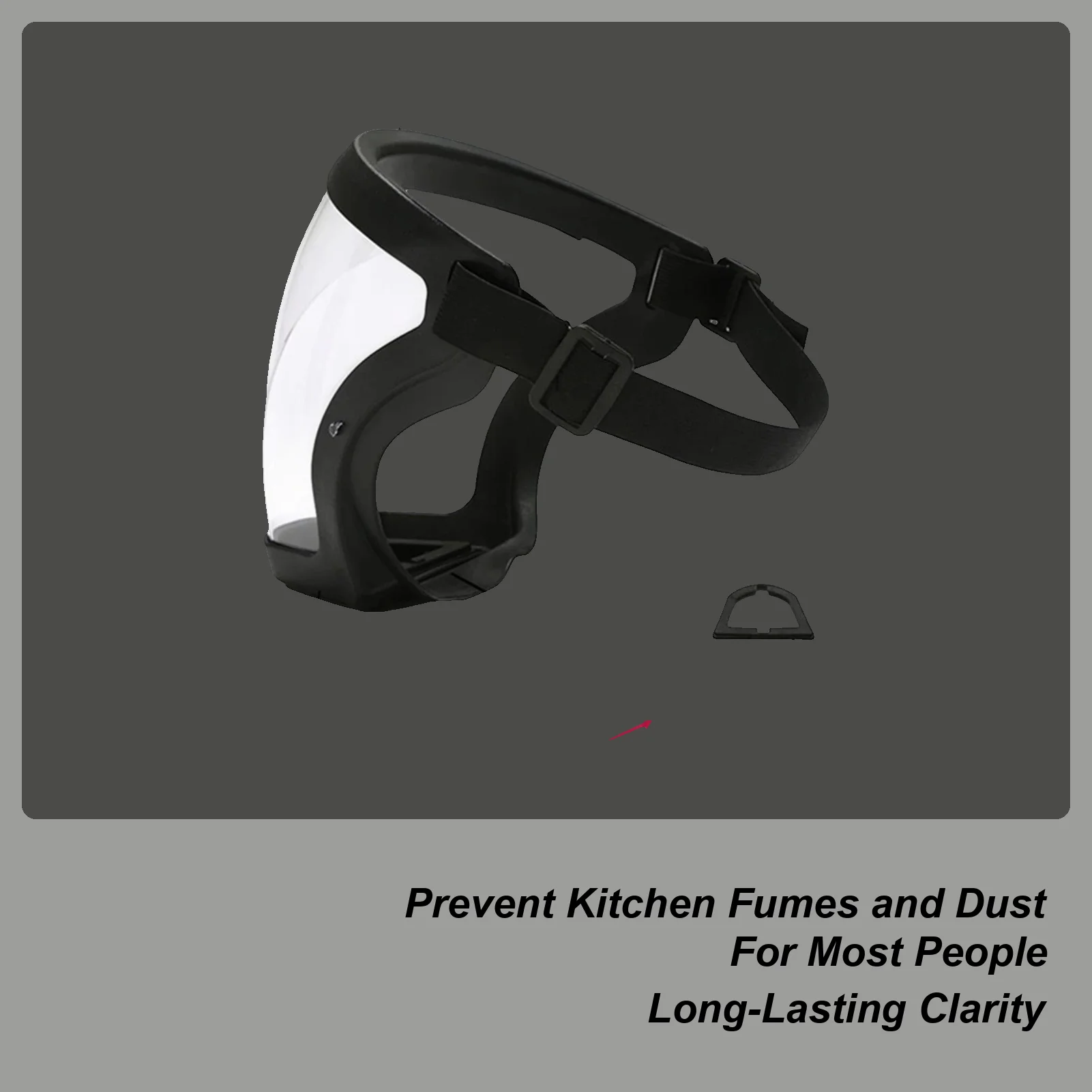 

Full Face Shield Mask Transparent Anti-Fog Full Face Shield Kitchen Oil-Splash Face Mask Dustproof Wind Proof Anti-Fog Goggles