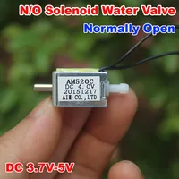 N/O Solenoid Water Valve DC 3V 3.7V 4V 5V 2-Position 2-Way Normally Open Valve Mini Electric Vent Air Electronic Monitor Exhaust