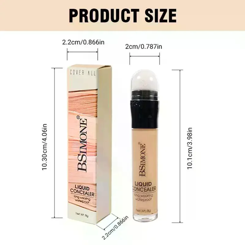 BSIMONE Waterproof Matte Concealer Stick Lasting Brighten Moisturizing Cover Acne Spots Dark Circles Concealer Foundation Cream view 4
