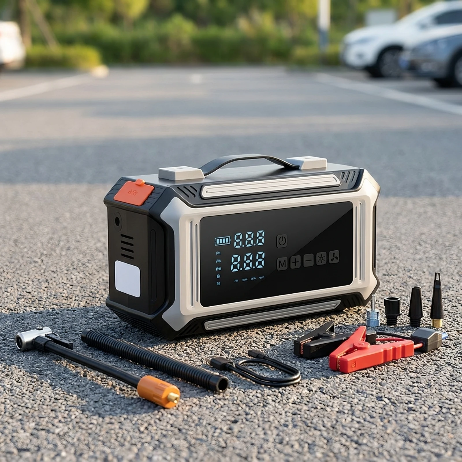 car-battery-jump-starter-cordless-jump-starter-with-air-compressor-multifunctional-emergency-power-station-rechargeable-digital