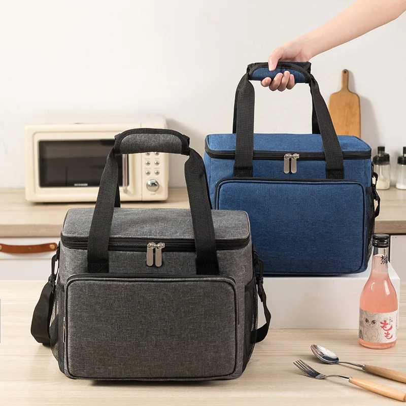 Lunch bag, Lnsulation bag, Thick outdoor Oxford cloth picnic ice pack, Lnsulation, Cold insulation, Large capacity portable