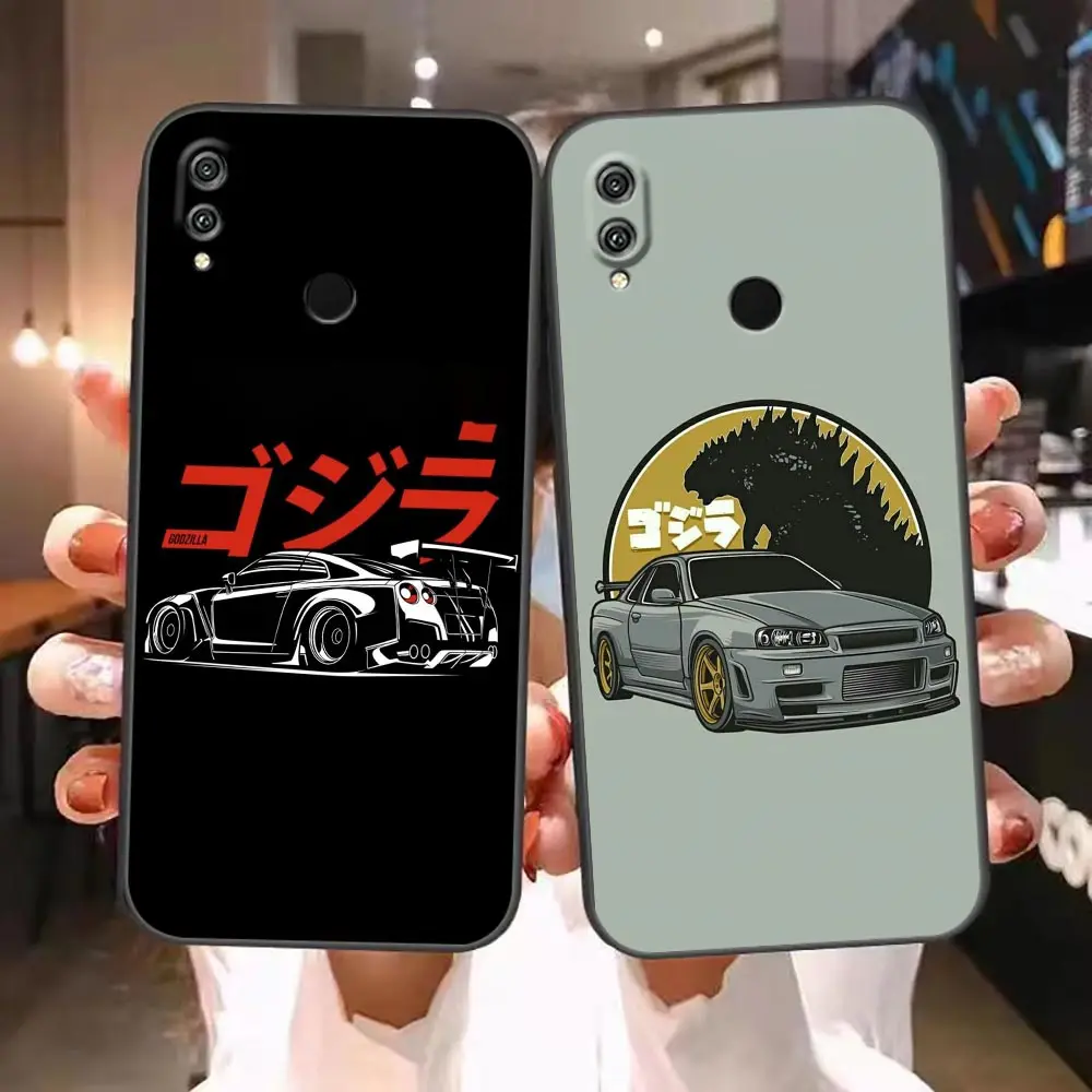 Japan JDM Drift Sports Car Phone Funda Coque Case For Honor 9X 9 8 8X Max 80 70 60 50 30 20 10 10I NOTE 10 Lite Case Capa Shell