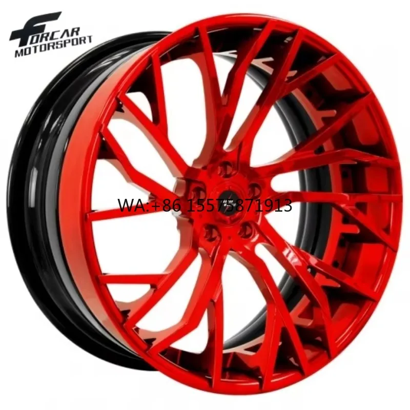 

Car Alloy 2-pcs Forged Rims Wheel for Sale Original Sport Llantas Aluminum T6061-T6 Best Materials