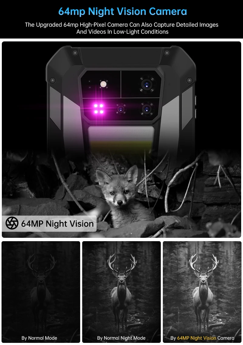 【Ships from US】Unihertz by 8849 Tank 4 Pro 5G AI Rugged Phone Built-in 720P Projector Dimensity 8300 32+512GB 3K AMOLED 11600mAh