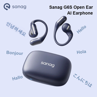Sanag G6S AI Earphone Open Ear Bluetooth Earphone Ear Hook OWS Wireless Headphone HiFi Sound TWS Headset Sport Earbuds