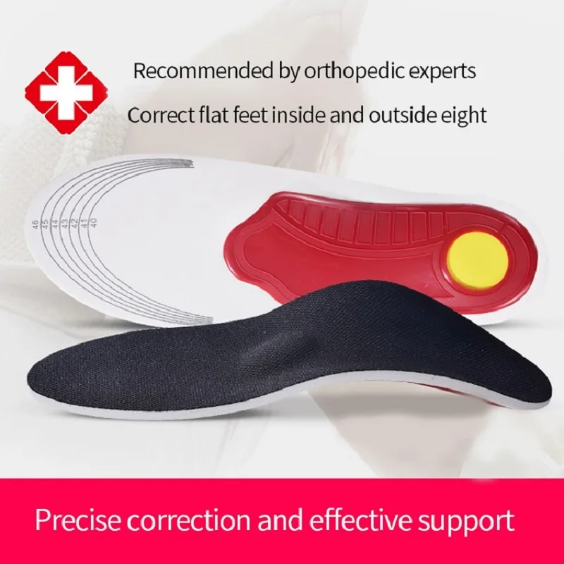 Premium High Arch Support Insoles Gel Pad 3D Arch Support Flat Feet for Women Men Orthopedic Foot Pain Damping Cushion