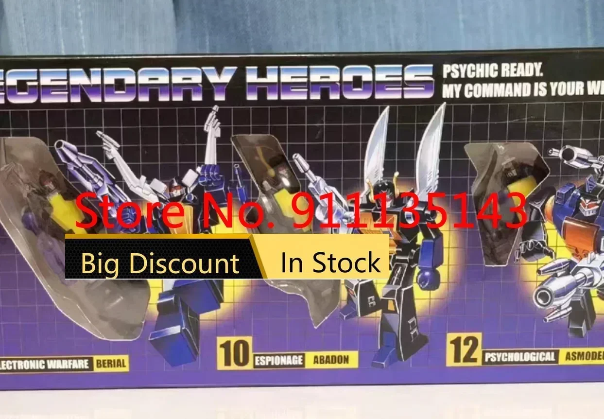 Newage NA H10 H11 H12 Insecticons Set of 3 Abadon Berial Asmodeus In Stock