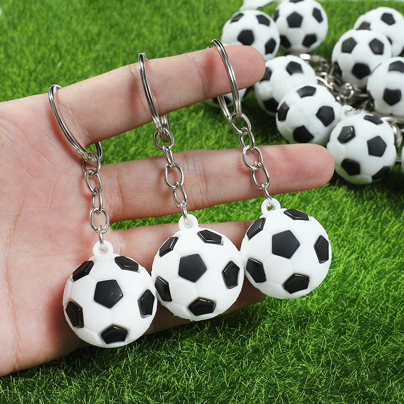 

5/10Pcs Soccer Keychains Kids Boys Sports Football Birthday Party Favors Pinata Filler Guests Gift School Reward Backpack Decor