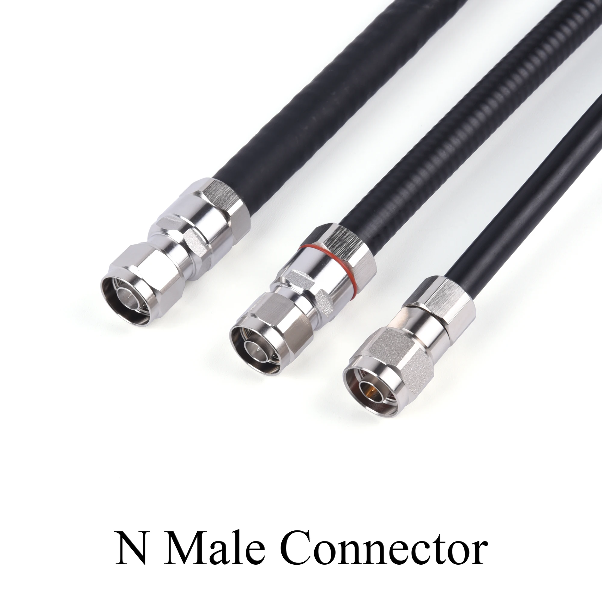 5PCS RF Coaxial Connector N Female / N Male / DIN Male Socket Clamp Adapter Use For 50-7/RG8U 50-9/1/2