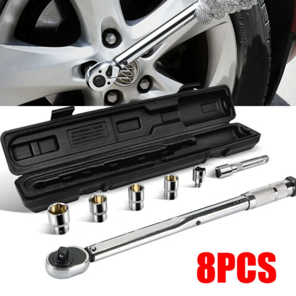 Adjustable Torque Wrench 1/2'' Drive1/2 Inch Drive 10-210Nm Spanner Hand Tool High Quality For Car Bicycle Motorbike Repair