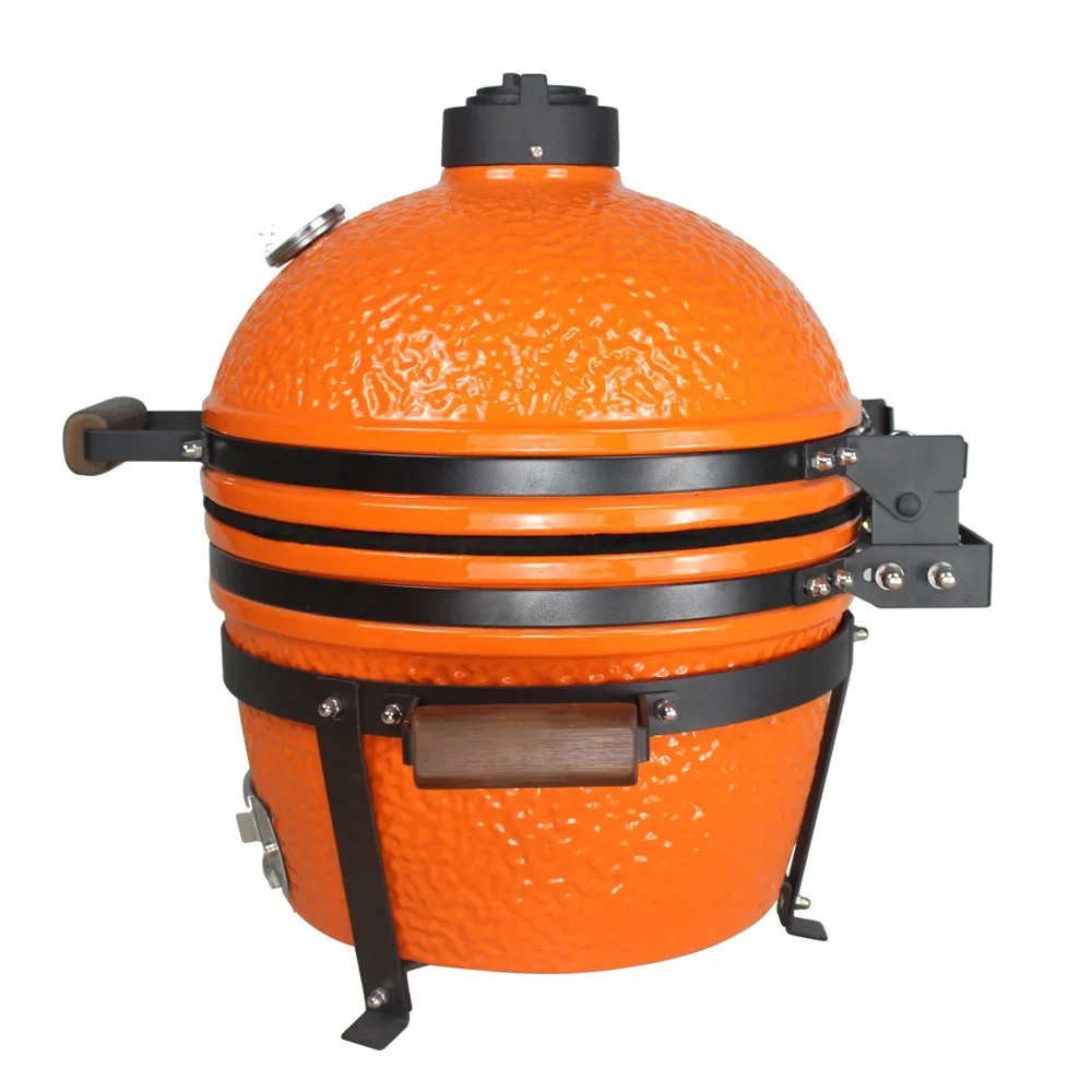 13 inch Kamado Ceramic Bbq Kamado Keramik Egg Smoker Grill Outdoor Smoker