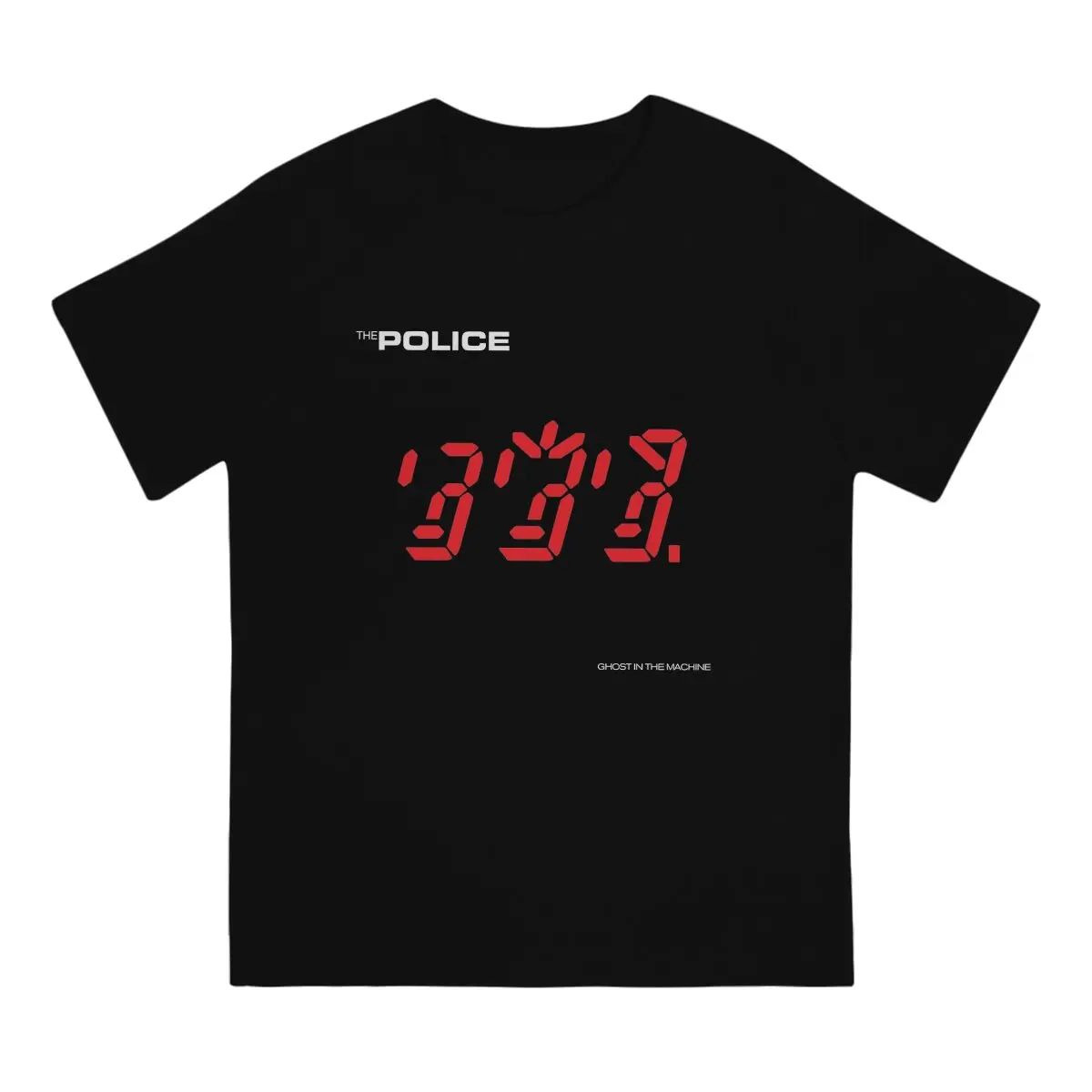 Men\'s T-Shirts Ghost In The Machine Music Fashion Pure Cotton Tees Short Sleeve The Police Band T Shirts O Neck Tops New Arrival