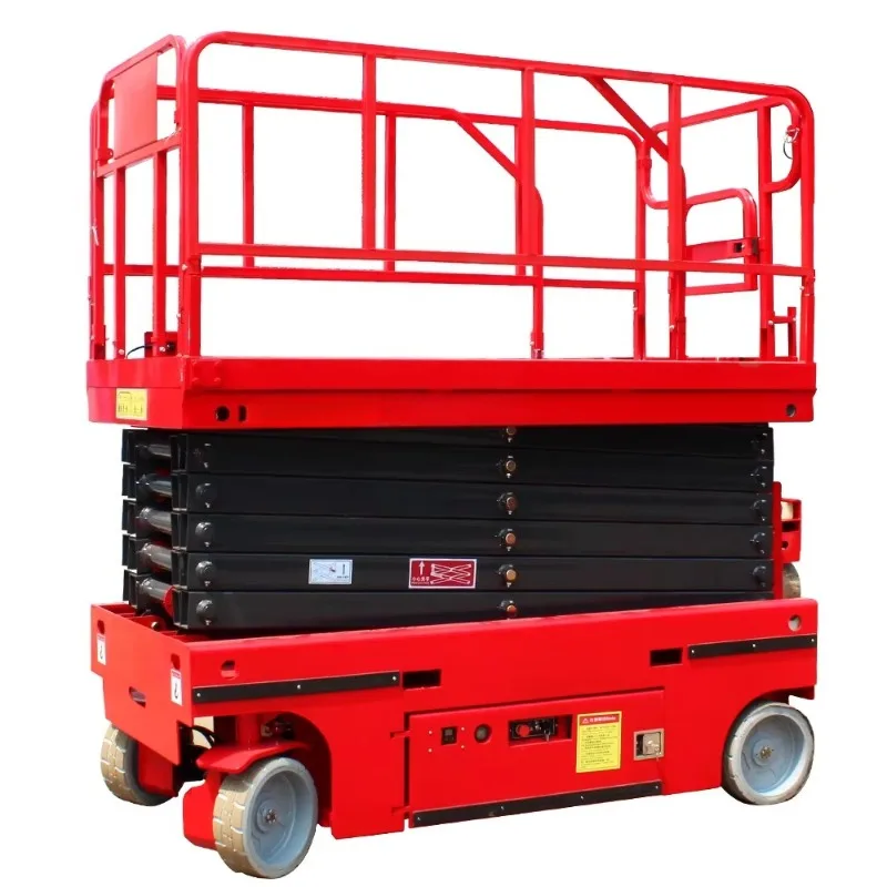 FOB Price Aerial Work Platform Self Propelled Crawler Hydraulic Scissor Lifting Table Track Type Construction Maintenance Using