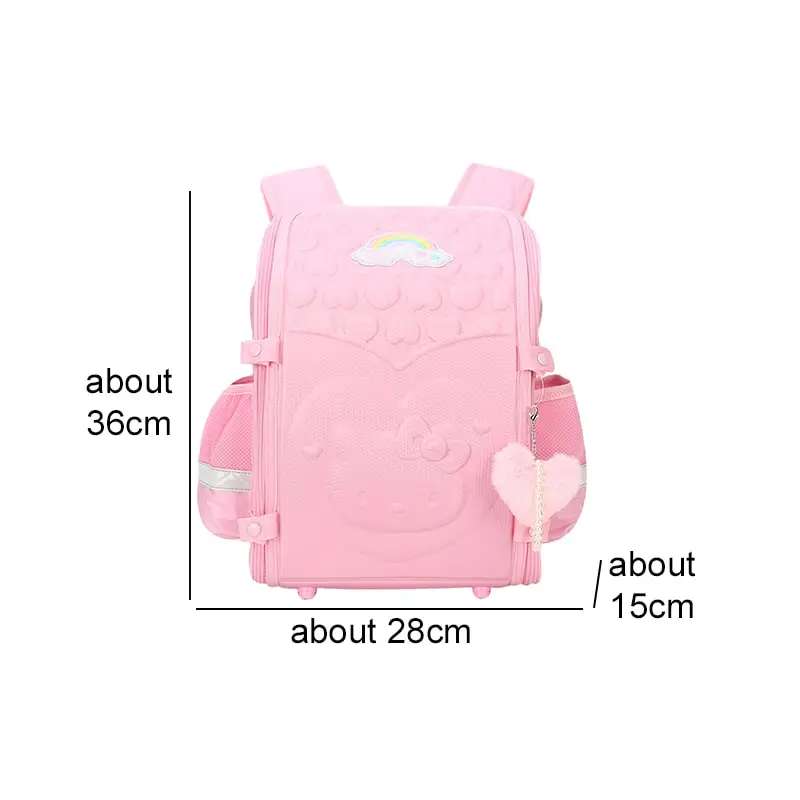 Sanrioed Hello Kitty Anime Cute Large Capacity Children Backpack Schoolbags Student Cartoon Shoulder Bag Travel Gift for Friend