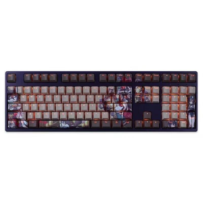 

Hot Game Honkai: Star Rail Wireless Bluetooth Mechanical Keyboard Tingyun Anime Fashion Accessories Cosplay Halloween Gifts New