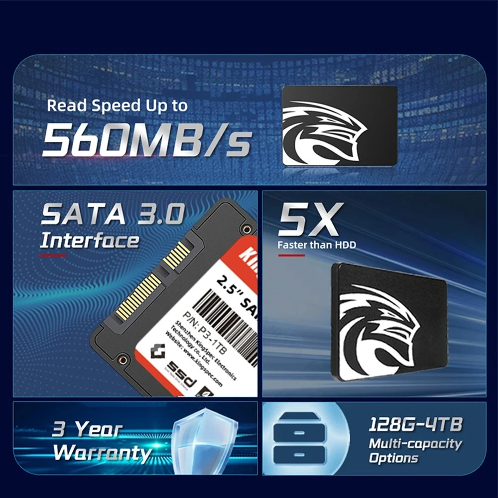 SSD 120GB 240GB 480GB 1TB SSD SATA SATAIII 128GB 256GB 512GB SSD HDD 2.5'' Hard Disk Internal Solid State Drive For PC - view 4