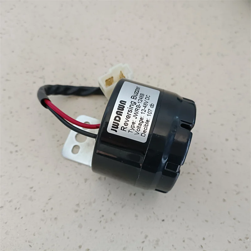 Wide Input Range DC12-48V 12V 24V 36V 48V Backup Buzzer 107DB 12 24 36 48 Volt Warning Reversing Alarm Forklift Pallet Golf Cart