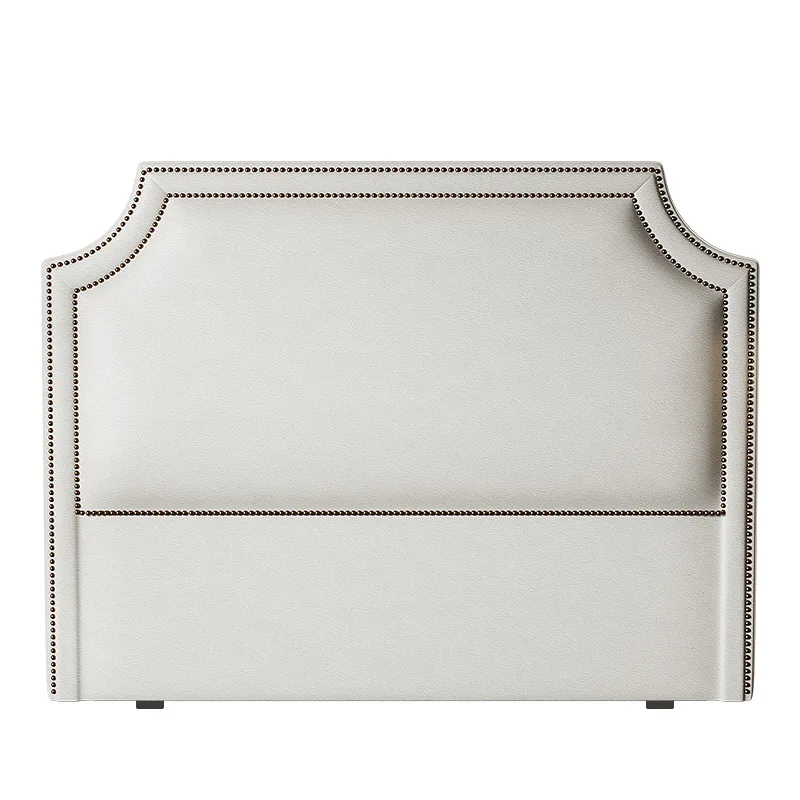 

bedside soft bag, new solid wood backrest board, simple and modern, ultra-thin technical cloth