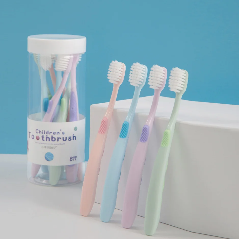 

Kids Toothbrush ,Soft Bristle - High Density, Clean & Safe for Gums, Suitable For Children's Baby Teeth