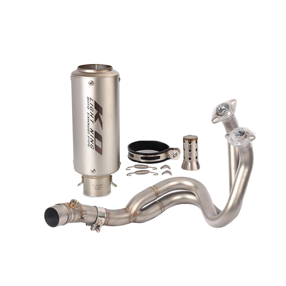 For Kawasaki Ninja650 Z650 2017-2023 Motorcycle Full Exhaust System Stainless Steel Header Pipe Slip On 51mm Muffler DB Killer