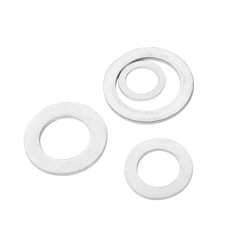 Leijiu Aluminiumlegierung M3 M5 M6 M8 M10~ M30 Dichtung Ultradünne Metall-Schraubunterlegscheibe Standard Dickenverstärkende Zwischenscheibe – Detail 3
