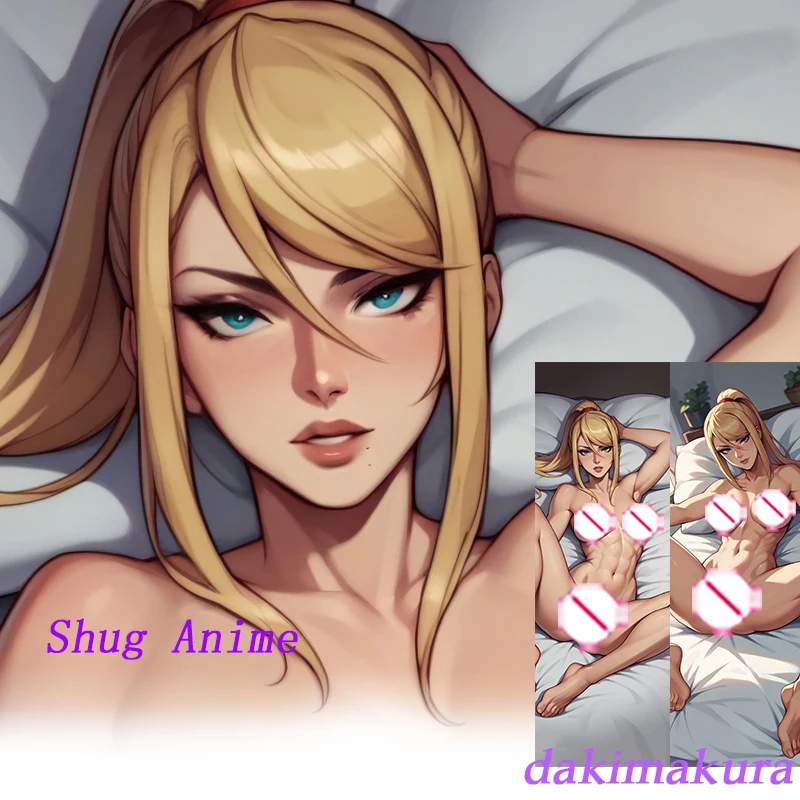 Dakimakura Anime Samus Ara طباعة على الوجهين بالحجم الطبيعي غطاء وسادة للجسم هدايا الفراش