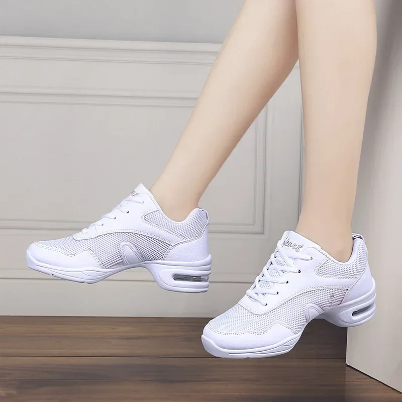 Women's Dance Shoes Soft Outsole Woman Breath Jazz Hip Hop Shoe Sports Sneakers Ladies Girl's Modern Jazz Dancing Shoes