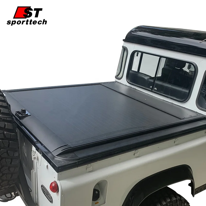 4x4 Pickup Roller Shutter Cover Hard Aluminum Alloy Hard Retractable Tonneau Covers for Toyota Land Cruiser 79/Land Rover