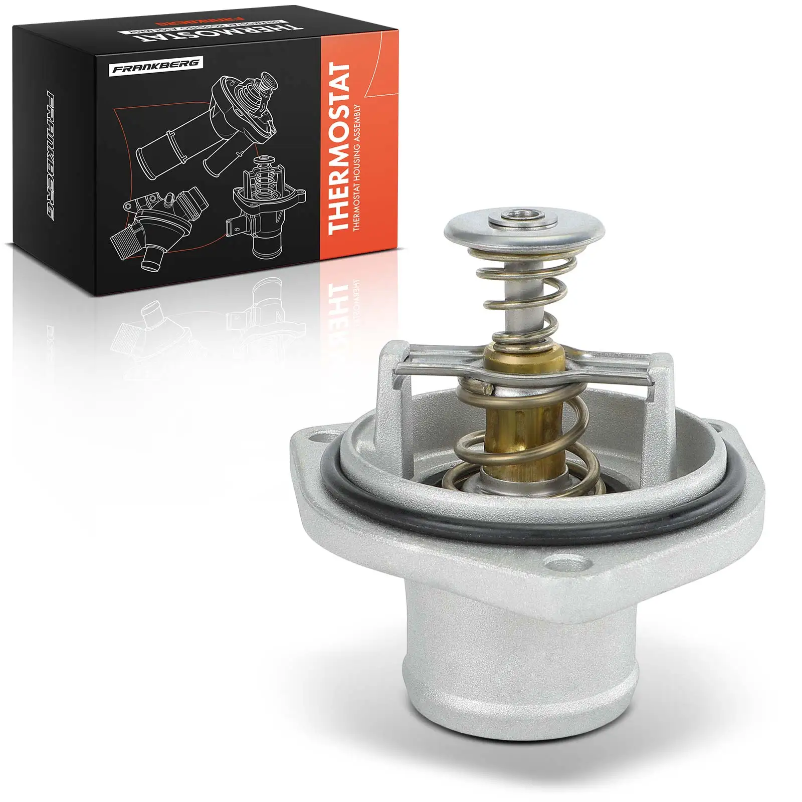 Frankberg 1x thermostaatkoelvloeistof voor Mercedes-Benz 124 notchback W124 E-Klasse S-Klasse SL 902-5144 1192030175 1192000015