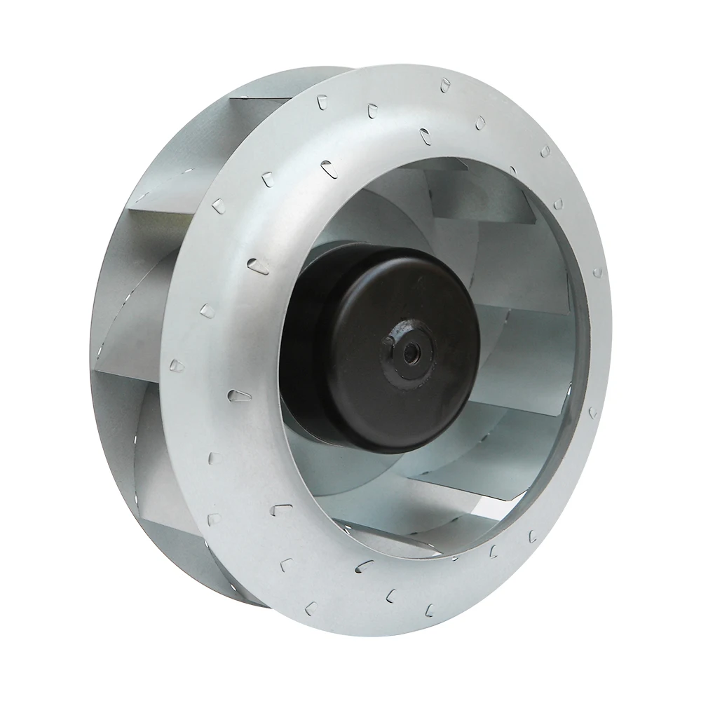 FANSEXPERT 250 مم محرك EC 115 فولت 230 فولت 400 فولت مروحة طرد مركزي منحنية للخلف