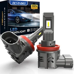 BEVINSEE H11 LED Headlight Bulbs H7 LED Lights For Car H4 Hi-Lo Beam Headlamp H1 H8 H9 9005 HB3 9006 HB4 LED Fog Light 50W 12V