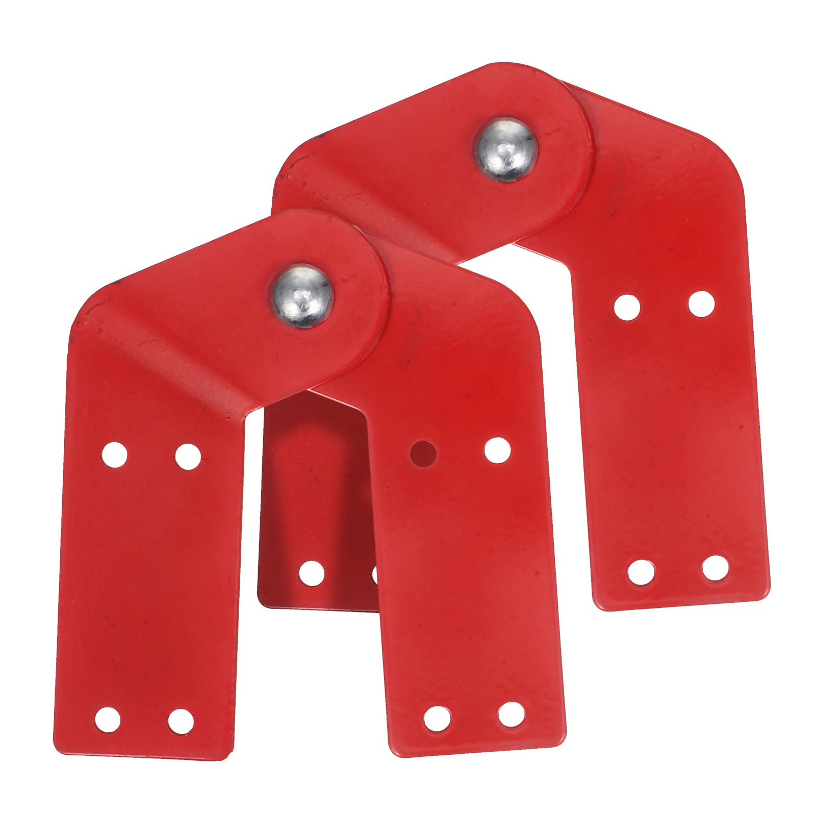 2 Pcs Telescopic Ladders Universal Accessories Hinge Replacement Hinges Parts Portable Joint Connector Red Attic Kit Work