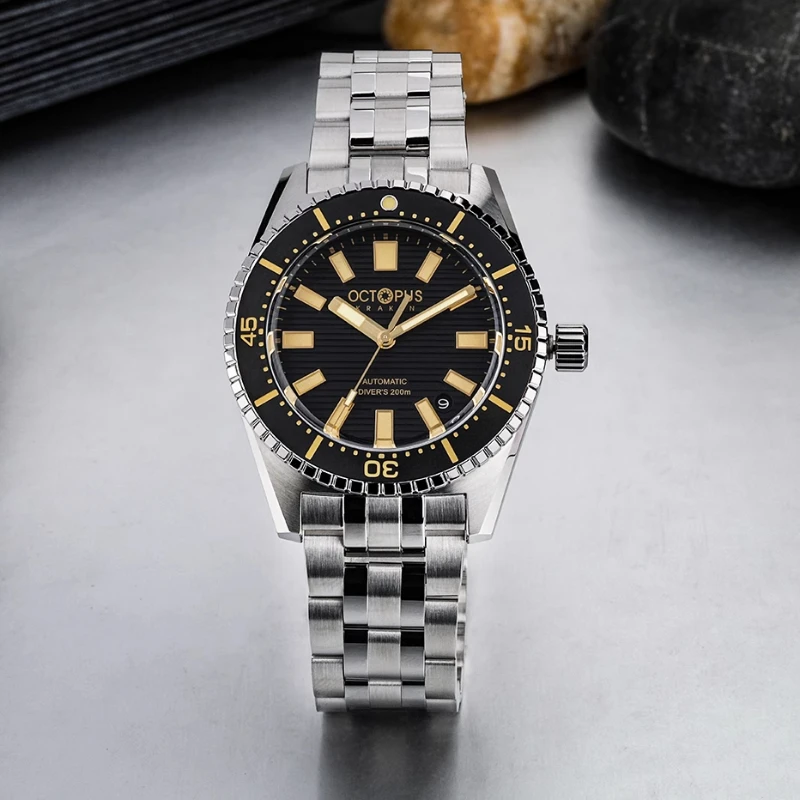 Octopus Kraken 39MM NH35 Men's Automatic Mechanical Watch Sapphire Stainless Steel Diving 20Bar Luminous C3 reloj hombre watches