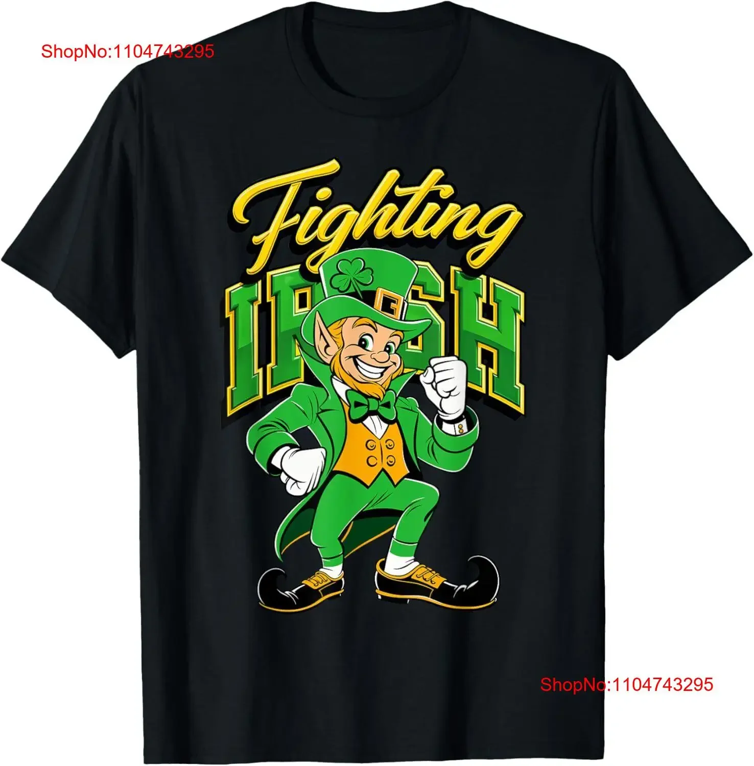 

Irish Leprechaun for Youth Toddler Kids Boys Girls T Shirt vintage Washed Versatile Slightly graphic fashion