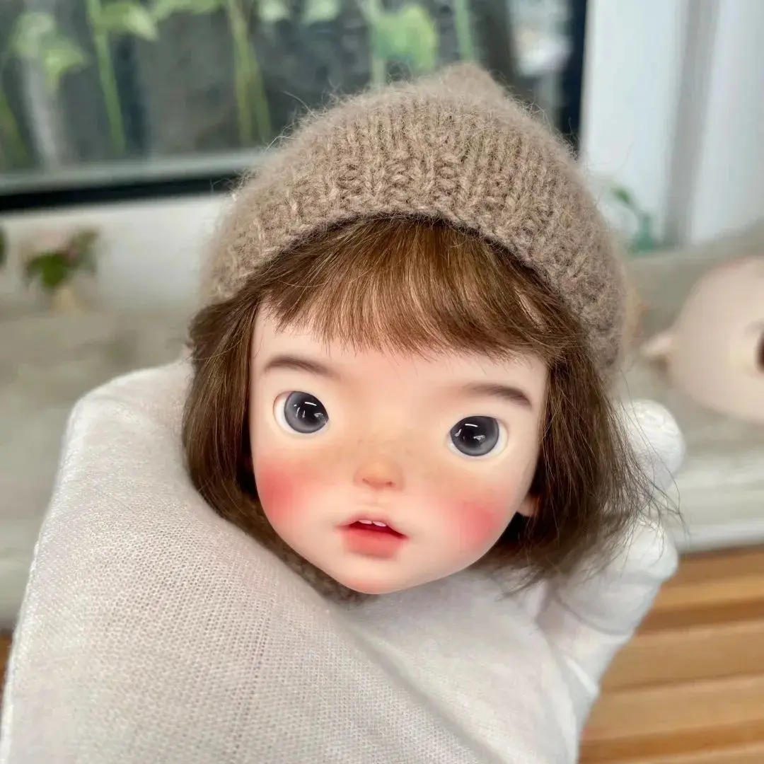 

SD BJD Doll 1/6 xiaokui Dark Makeup Head Beautiful Girl Makeup High Quality Resin Toy Gift Just a Head