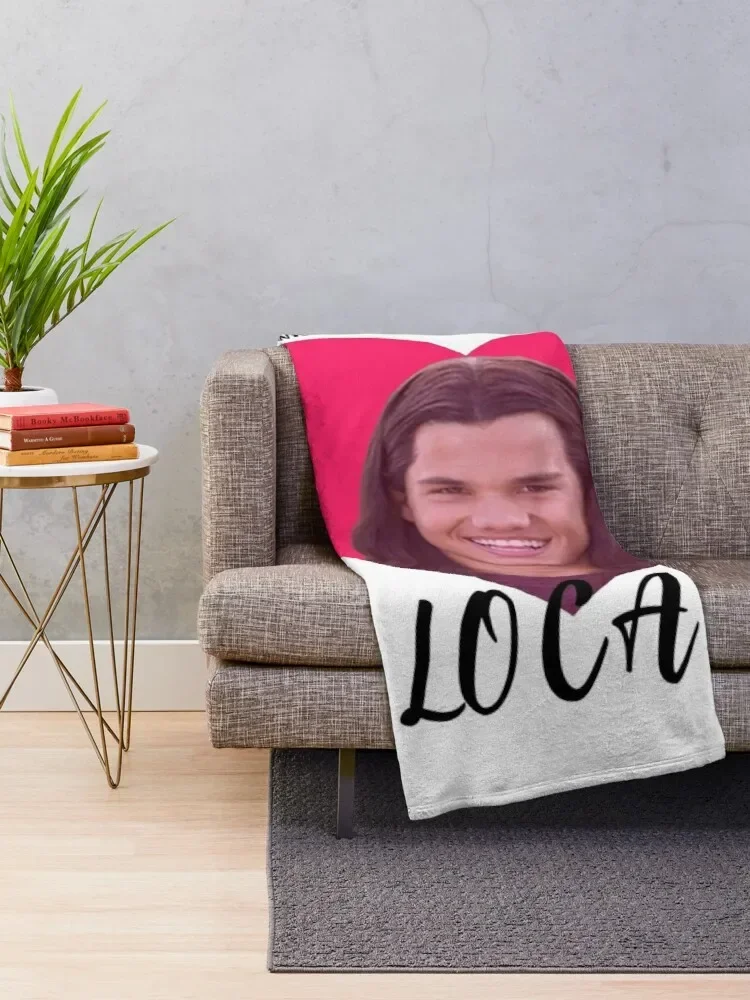 بطانية قطنية للأريكة ، بيلا حيث الجحيم كنت لوكا ، ميم الشفق مضحك ، بطانية رمي فروي #2