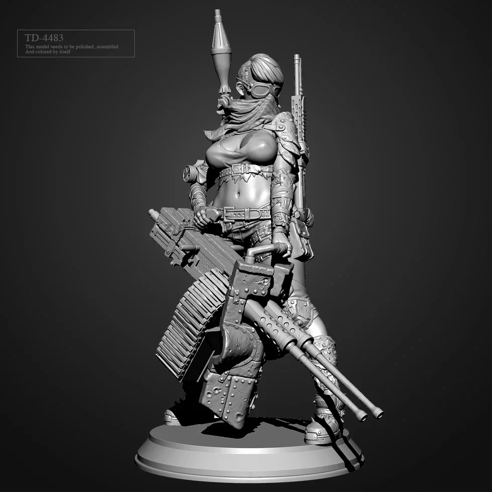 50mm 75mm Resin model kits figure beauty colorless and self-assembled （3D Printing ） TD-4483/3D