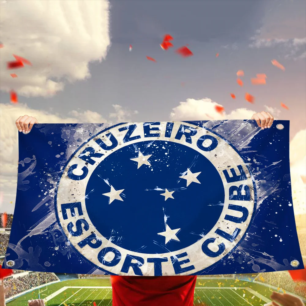 Club Flag Pride Flag Flag to Hang Flags for Rooms Banner Cruzeiro E-esporte Clube Fc Outdoor Decorations Room Decor Y2k Funny