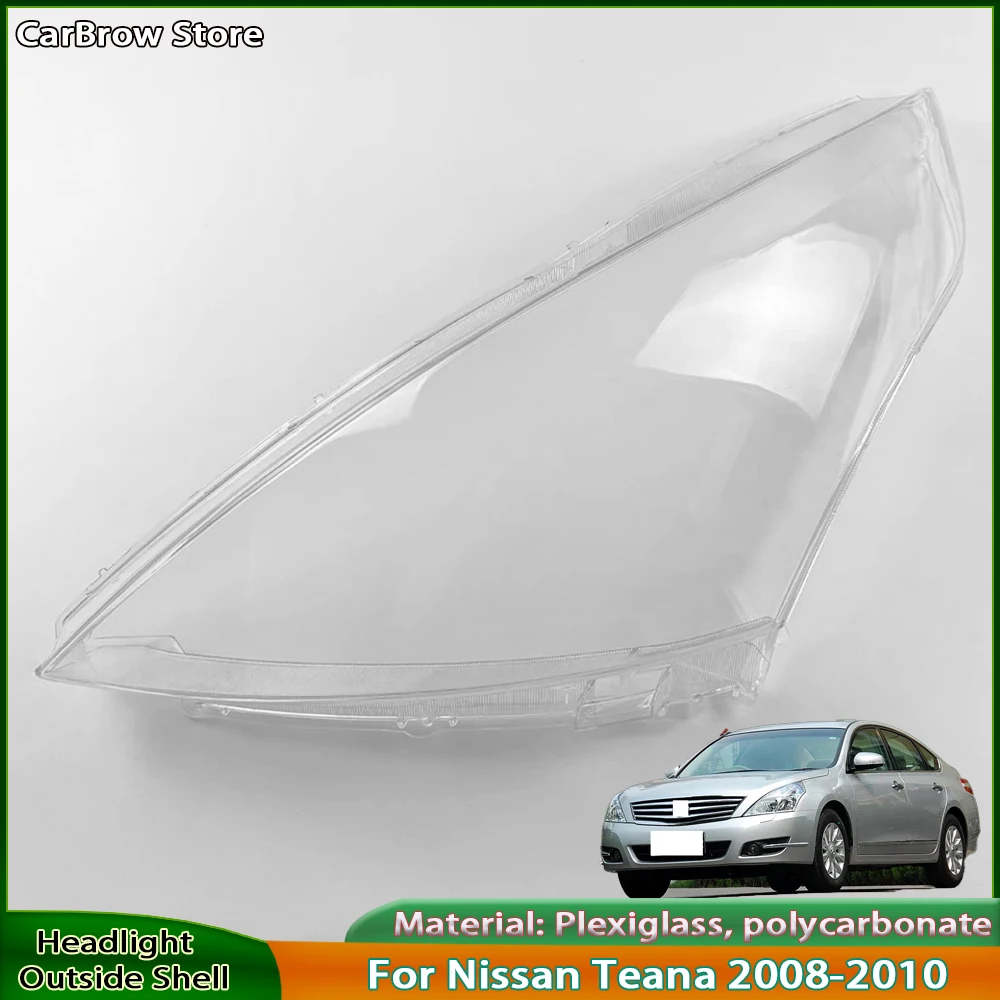 

For Nissan Teana 2008 2009 2010 Front Lamp Shade Headlight Mask Shell Transparent Cover Lens Replace The Original Lampshade