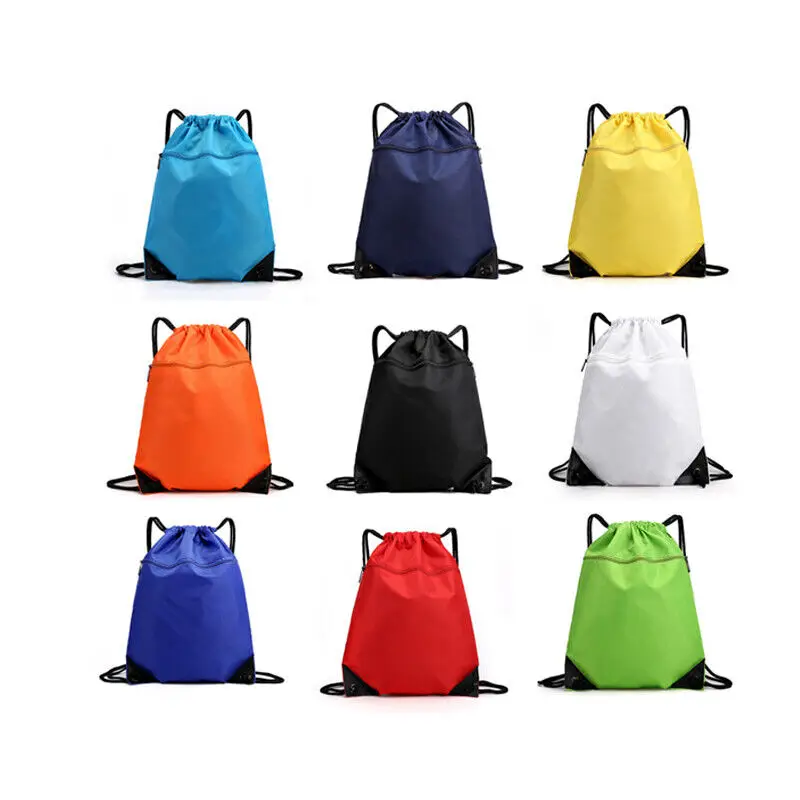 Lightweight Drawstring Backpack Large Capacity Bundle Pocket Basketball Bag Football Bag Outdoor Sports Portable Storage Bag