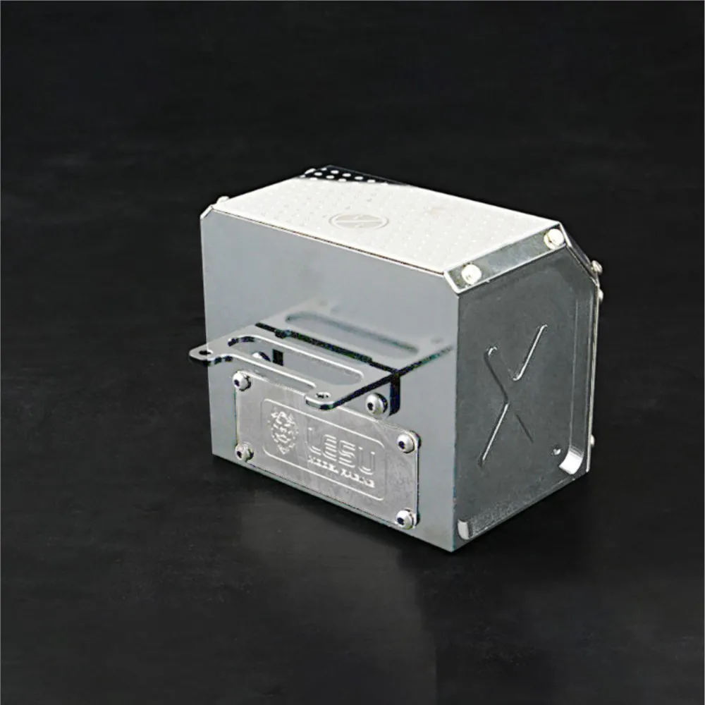 LESU 金属製排気ボックス 1/14 1851 RC トラクター トラック タミヤ屋外おもちゃ用部品 TH02316