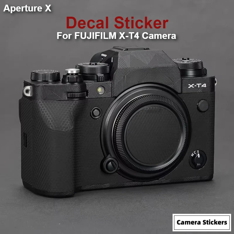 For Fuji XT4 Camera Sticker Anti-Scratch Coat Wrap Protective Film Body Protector Decal Skin for Fujifilm XT-4 Camera