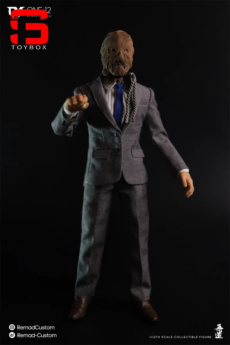 Remad Custom RM003 Figurka Strach na Wróble w Skali 1/12, Figurka Żołnierza Męskiego 6'' Model Pełny Zestaw Kolekcjonerski Zabawka
