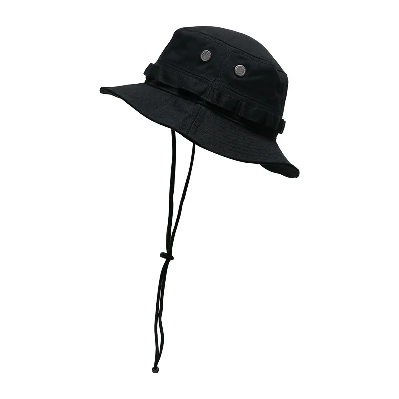 Cappello da pescatore protezione UV a tesa larga cappellini da sole Boonie pesca escursionismo Safari cappelli da esterno per uomo e donna