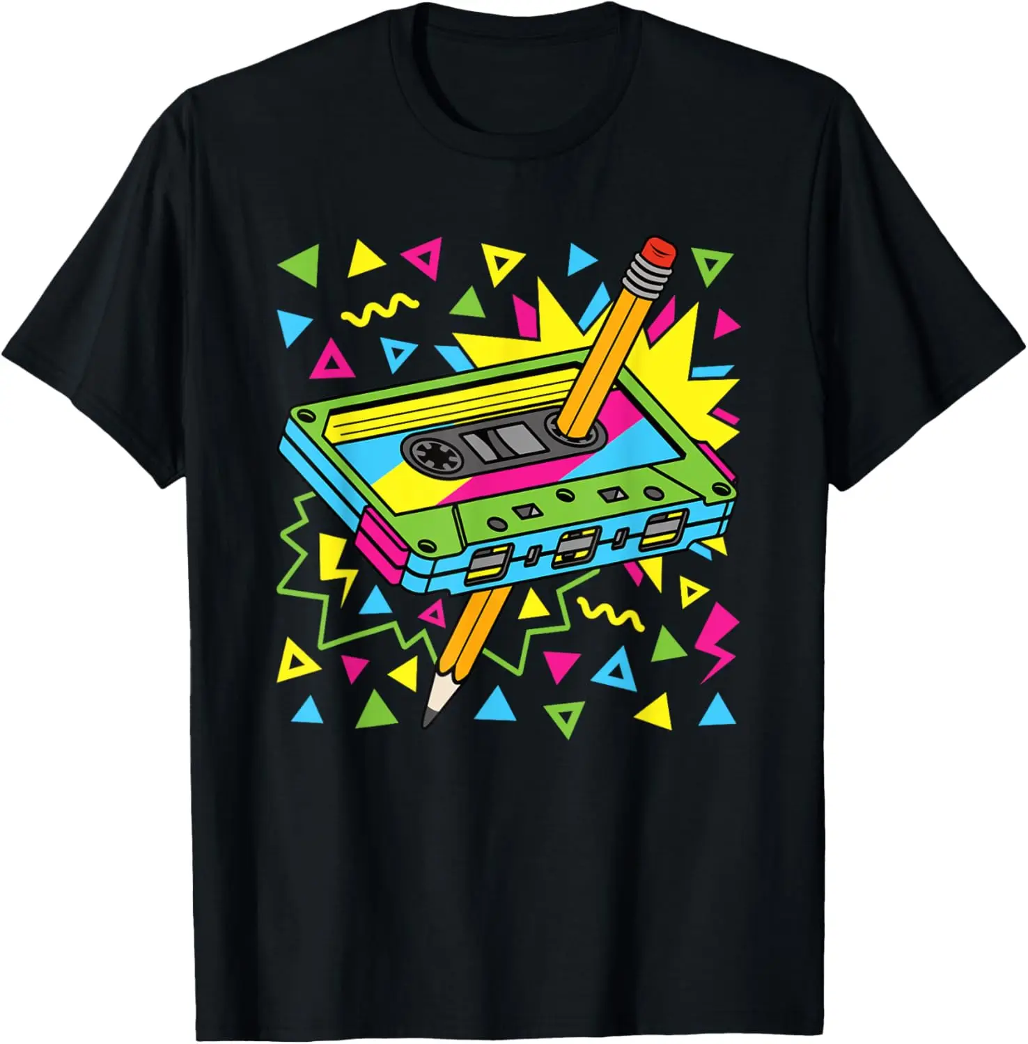 80s 90s Retro Cassette Tape 1980s 1990s Music Outfit Vintage T-Shirt