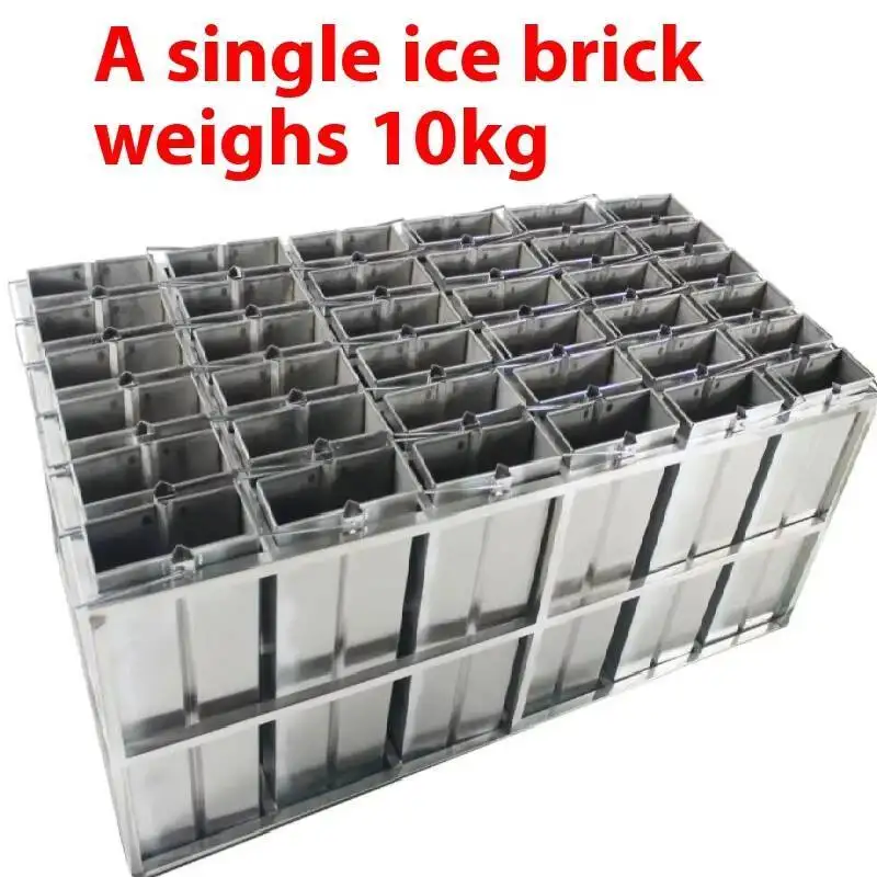 Ice Brick Machine Kommerzielle vollautomatische industrielle Ice Brick Machine Ice Cube Machine Mein Mein Ice Machine Chiller