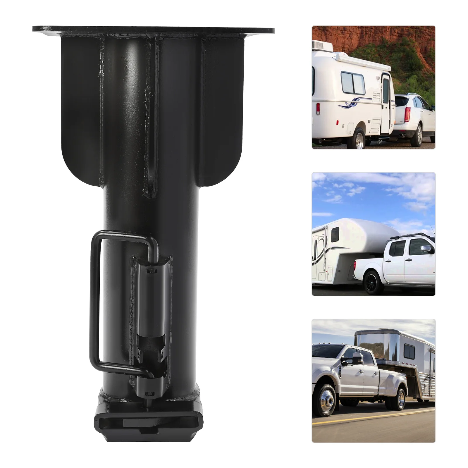17" 5th Wheel RV Adapter Gooseneck Coupler Adapter Widely Applicable Fifth-wheel RV Hitch Adapter